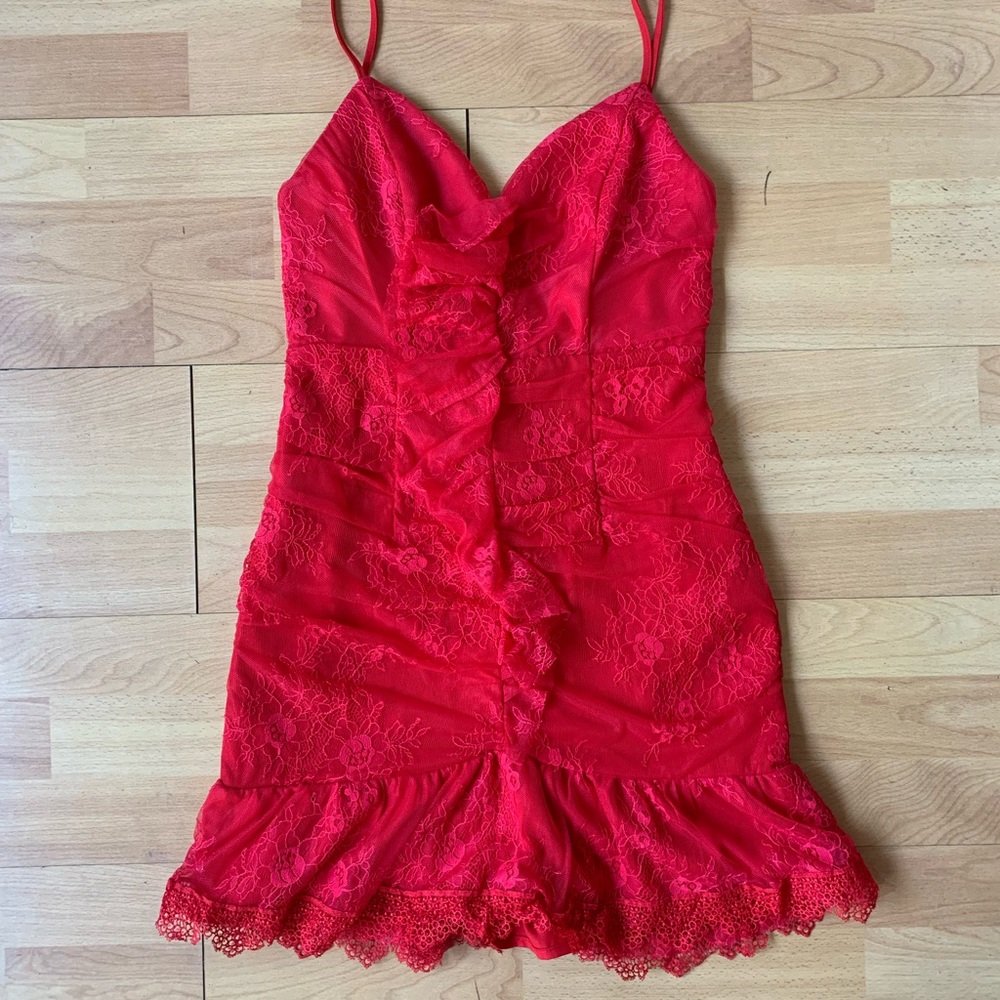 NBD red dress (lace)